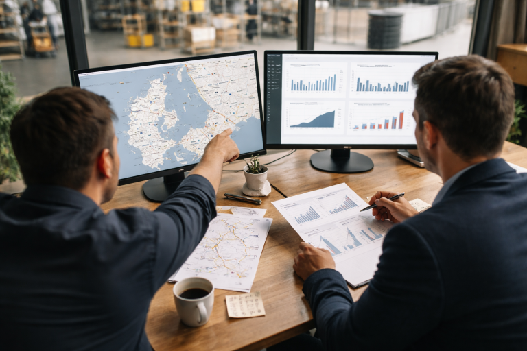 AI i logistikstyring: gevinster, data, KPI’er og de typiske faldgruber